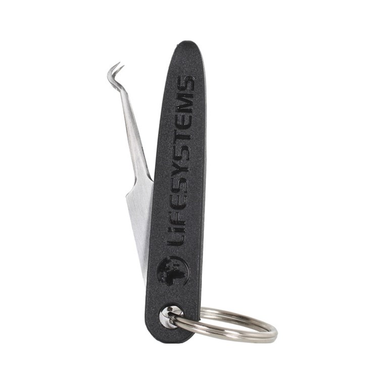Lifesystems Compact Tick Tweezers Black