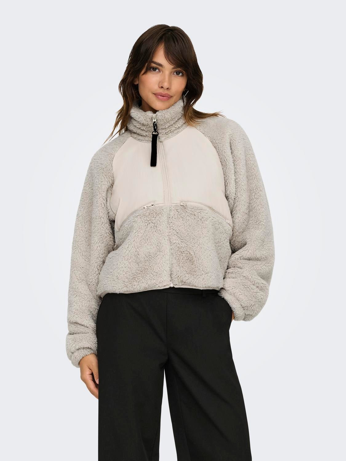 ONLANNA Teddyfell Jacke Moonbeam