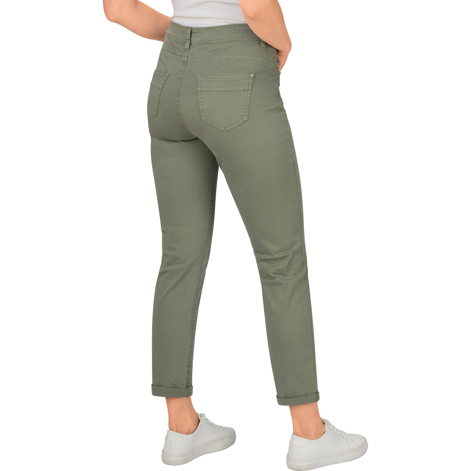 Stooker Damen-Jeans Davos green tea