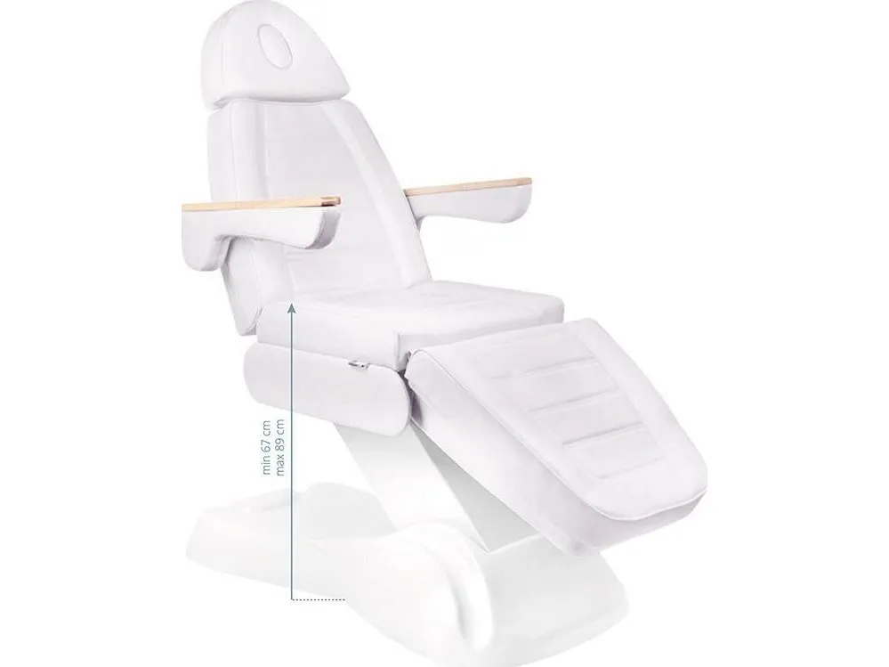 Activeshop Elektrisk Kosmetikstol SILLON Lux 273b, hvid med 3 motorer