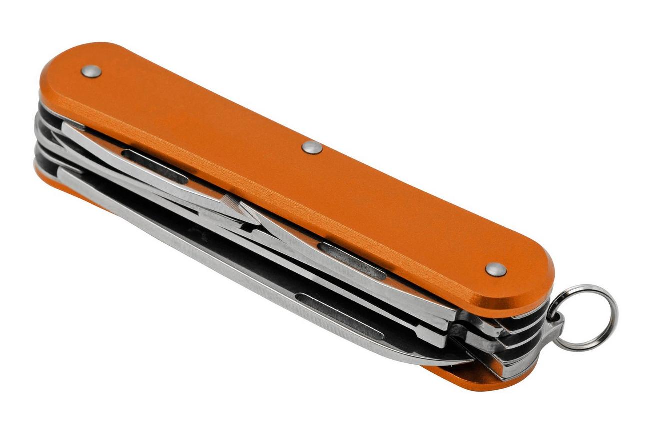 FOX Vulpis 4-Tools FX-VP130-SF5OR, N690co, Aluminium, Orange, Zwitsers zakmes