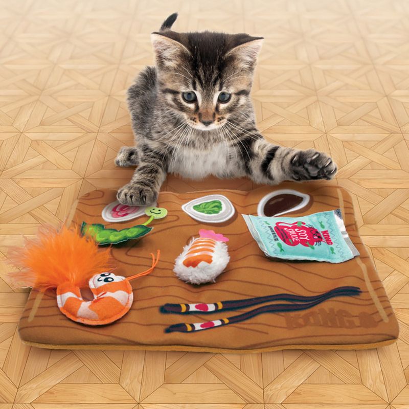 Lot de jouets KONG Pull-A-Partz Sushi