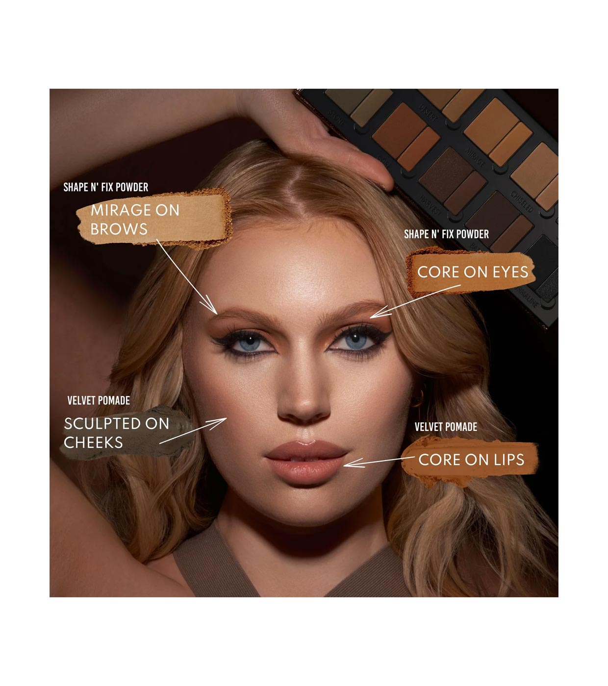 Danessa Myricks Beauty - paleta multiuso para rosto, olhos e lábios Groundwork Defining Neutrals