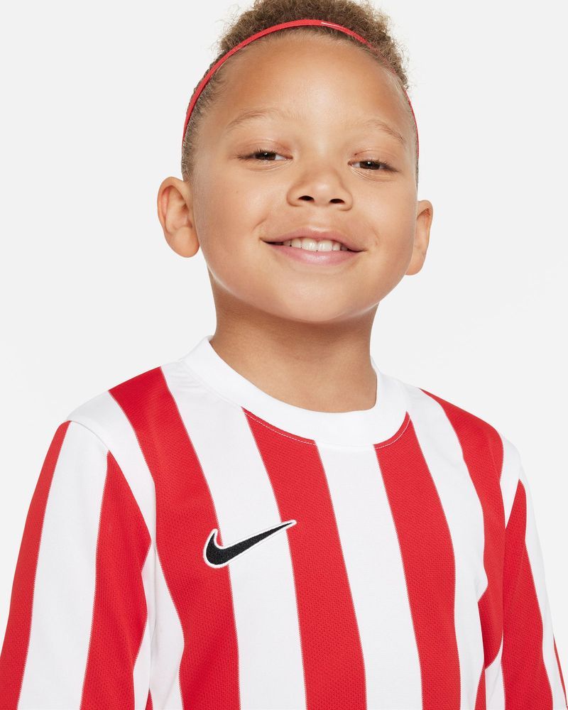 Maillot Nike Striped Division IV Blanc & Rouge pour enfant