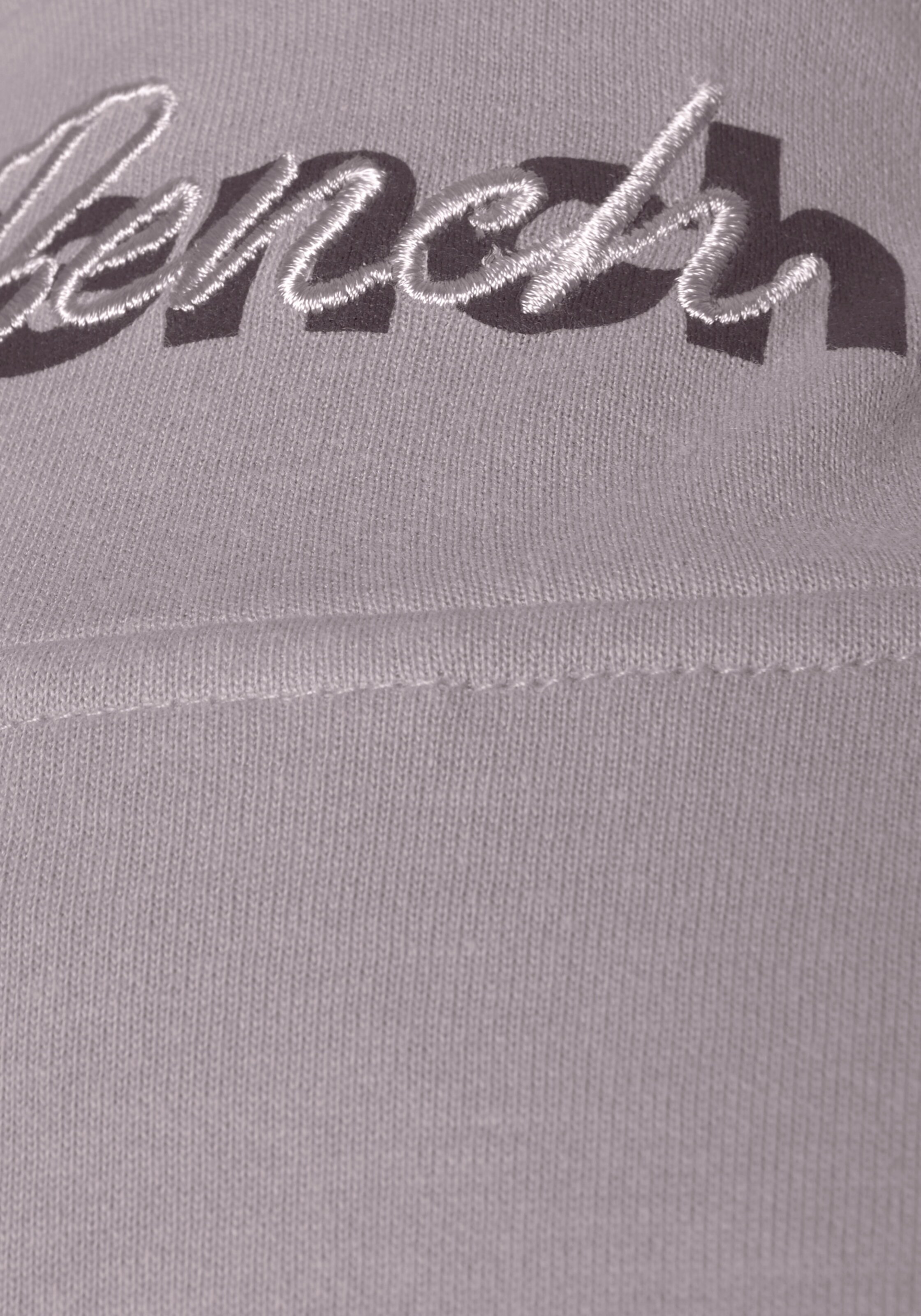 Sweatjacke in rauchrosa
