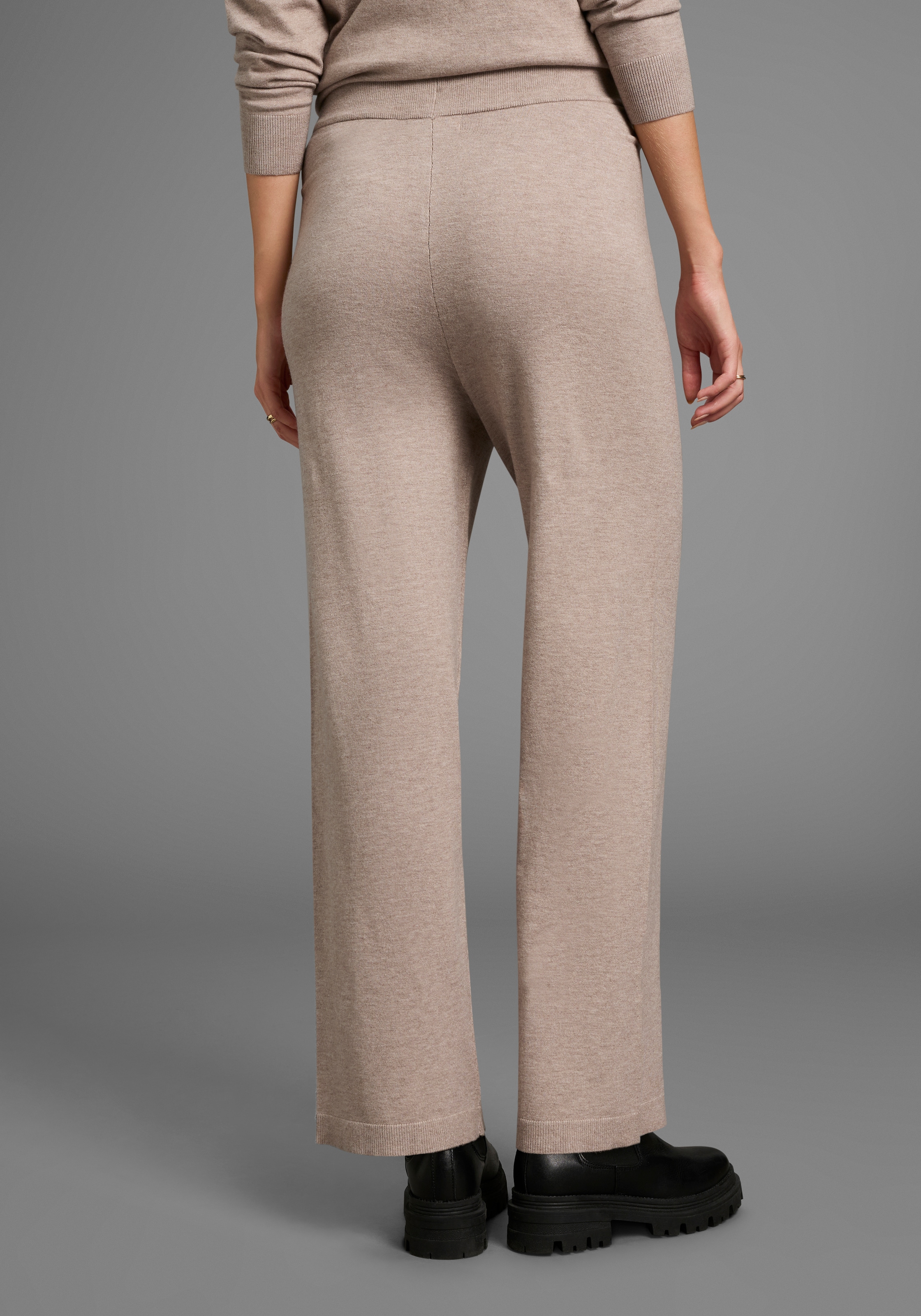 Neun Monate Umstandshose »Strickhose für Schwangerschaft und Stillzeit«  Umstands-Strickhose mit extra weitem Bund