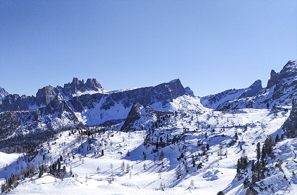 Skisafari Bellamonte in den Dolomiten