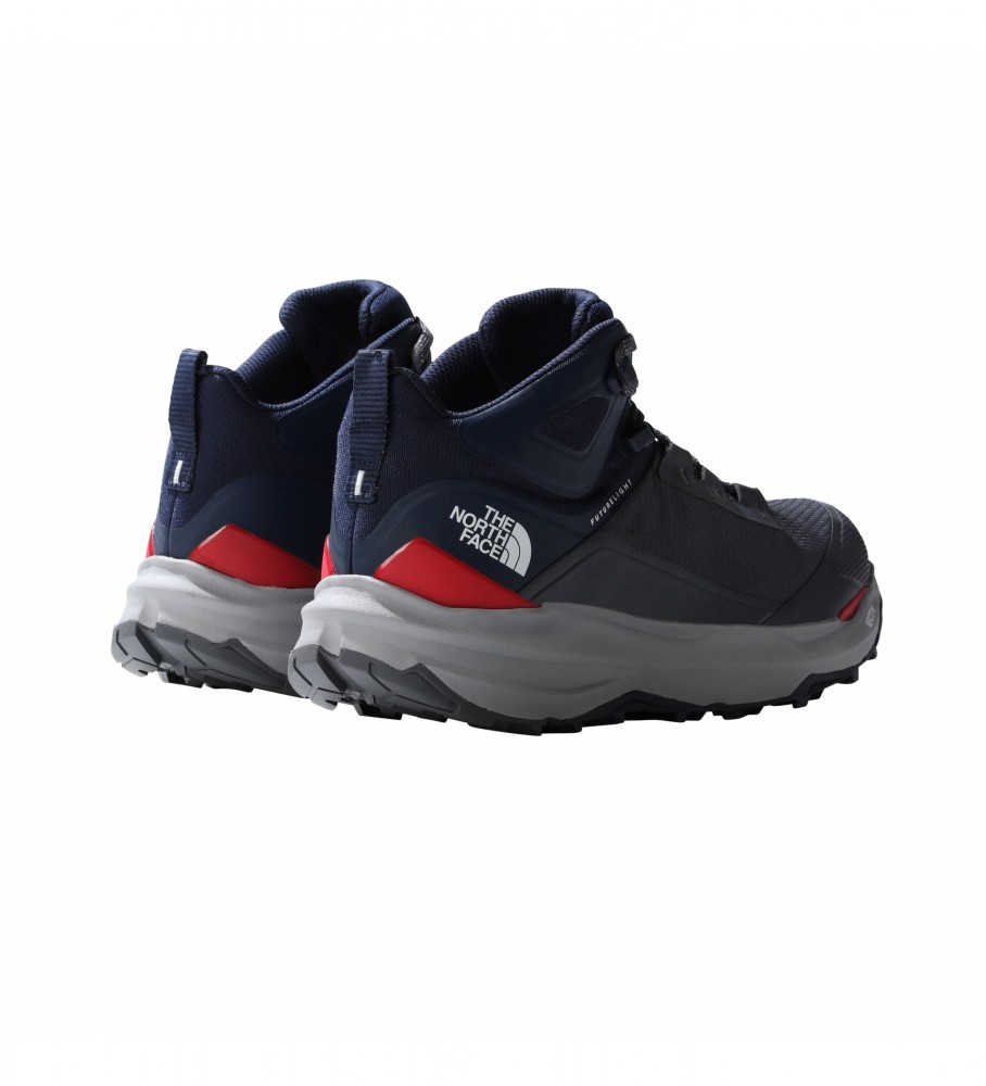 Tênis de couro The North Face M Vectiv Exploris 2 Mid Futurelight cinza