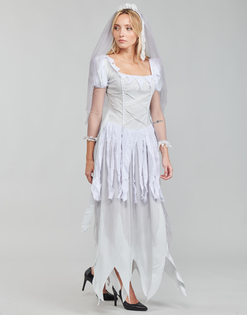 Fun Costumes - COSTUME ADULTE GHOST BRIDE - Multicolore