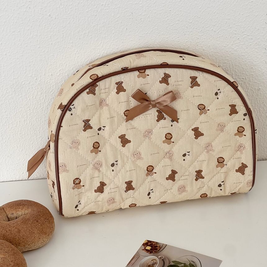 ZenlyHabit - Cartoon Paneel Stoffen Make-up Tas / Etui (Diverse Ontwerpen)