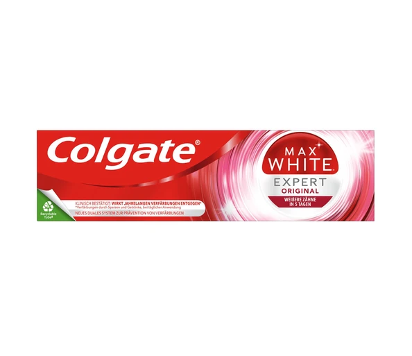 Colgate Max White Expert Original Zahnpasta gegen Langzeitverfärbungen