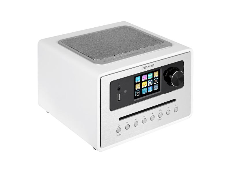 Noxon Radio/CD-Player iRadio 500 Weiss DAB , Internetradio oder UKW