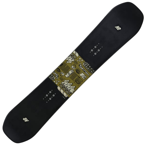 Planche de snowboard K2 AFTERBLACK BLACK/SAND