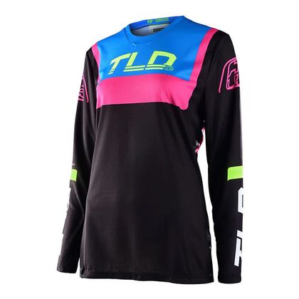 Maillot cross TroyLee design GP BRAZEN WOMENS 2023 - Noir