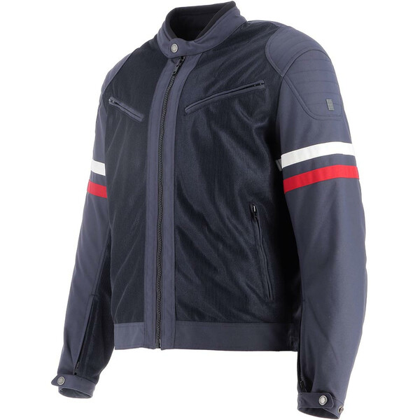 Helstons - Blouson Monaco Air Tissu Mesh Bleu