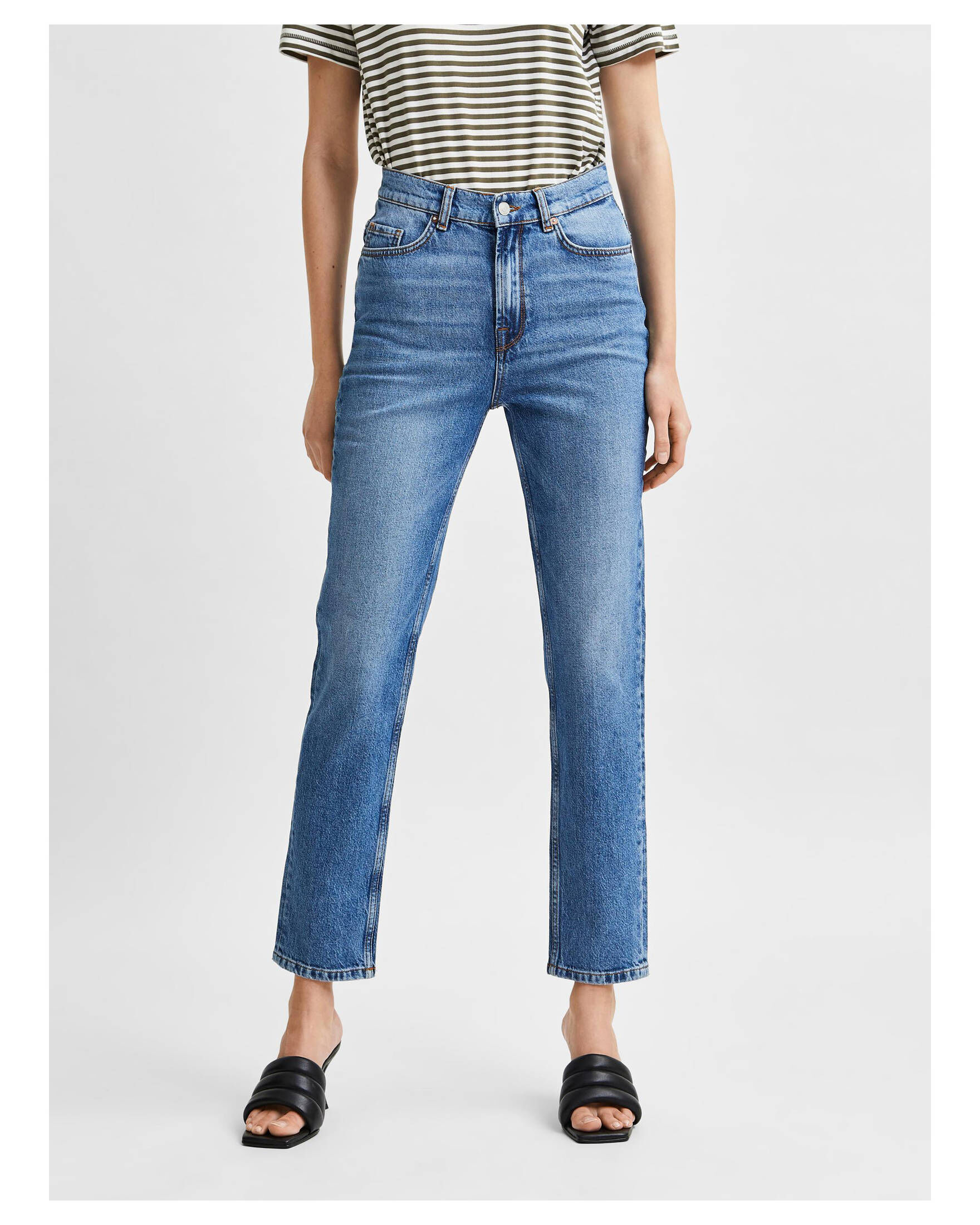 Selected Femme| Damen Jeans Slim Fit High Waist