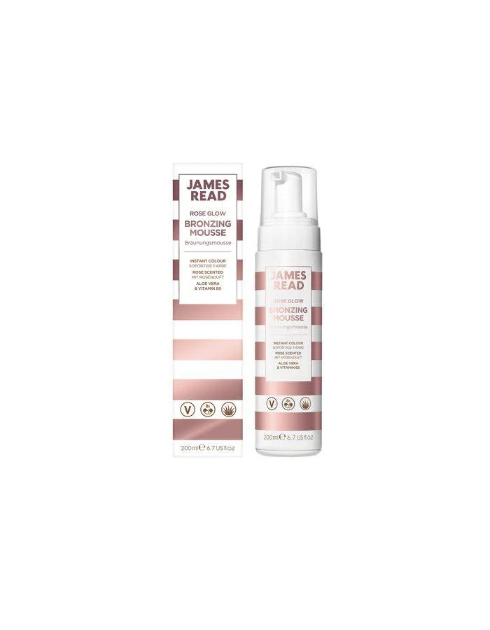 James Read - Rose Glow Bronzing Mousse 200 ml - Solcreme