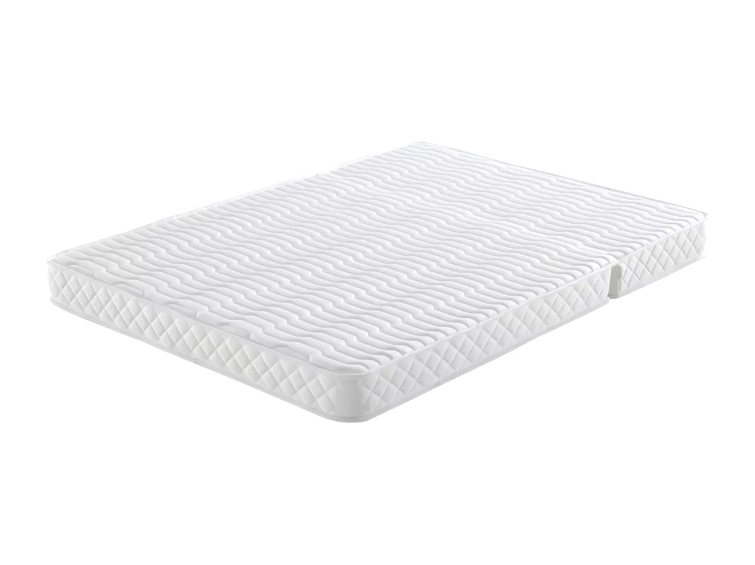 Matelas 140x190 cm Ferme pour Tous Bz x 15 cm Ressorts ensaches + memoire de Forme - Dim Assise 60 cm - 5 Zones de Confo