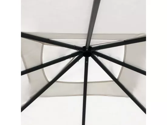 Belvédère 3x3x2,6 m Crème 160 g/m²
