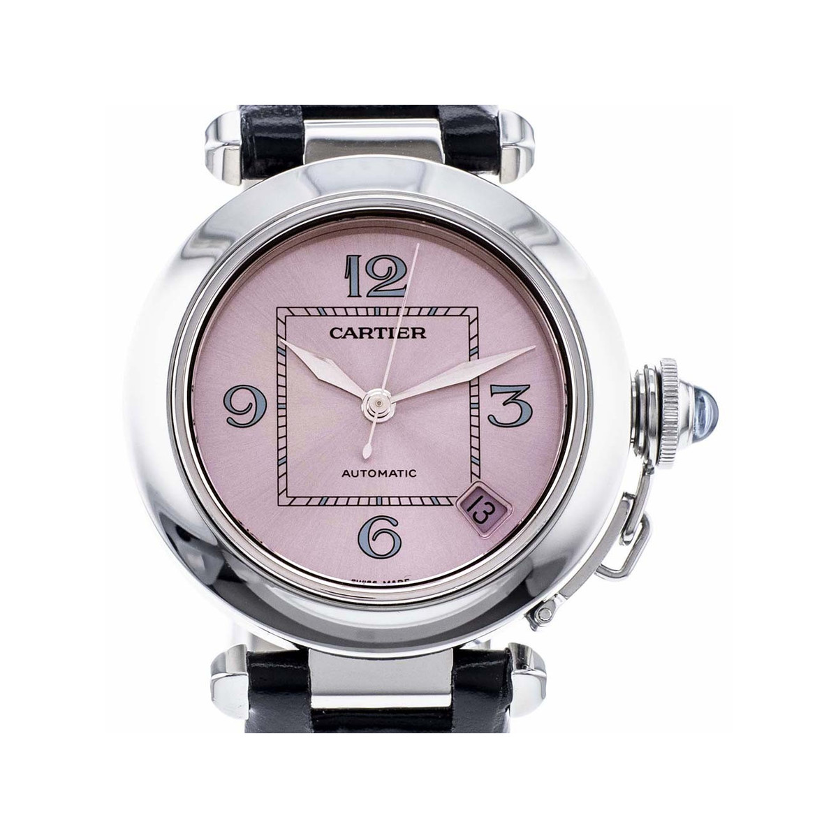 Montre d'occasion Cartier Pasha femme automatique acier