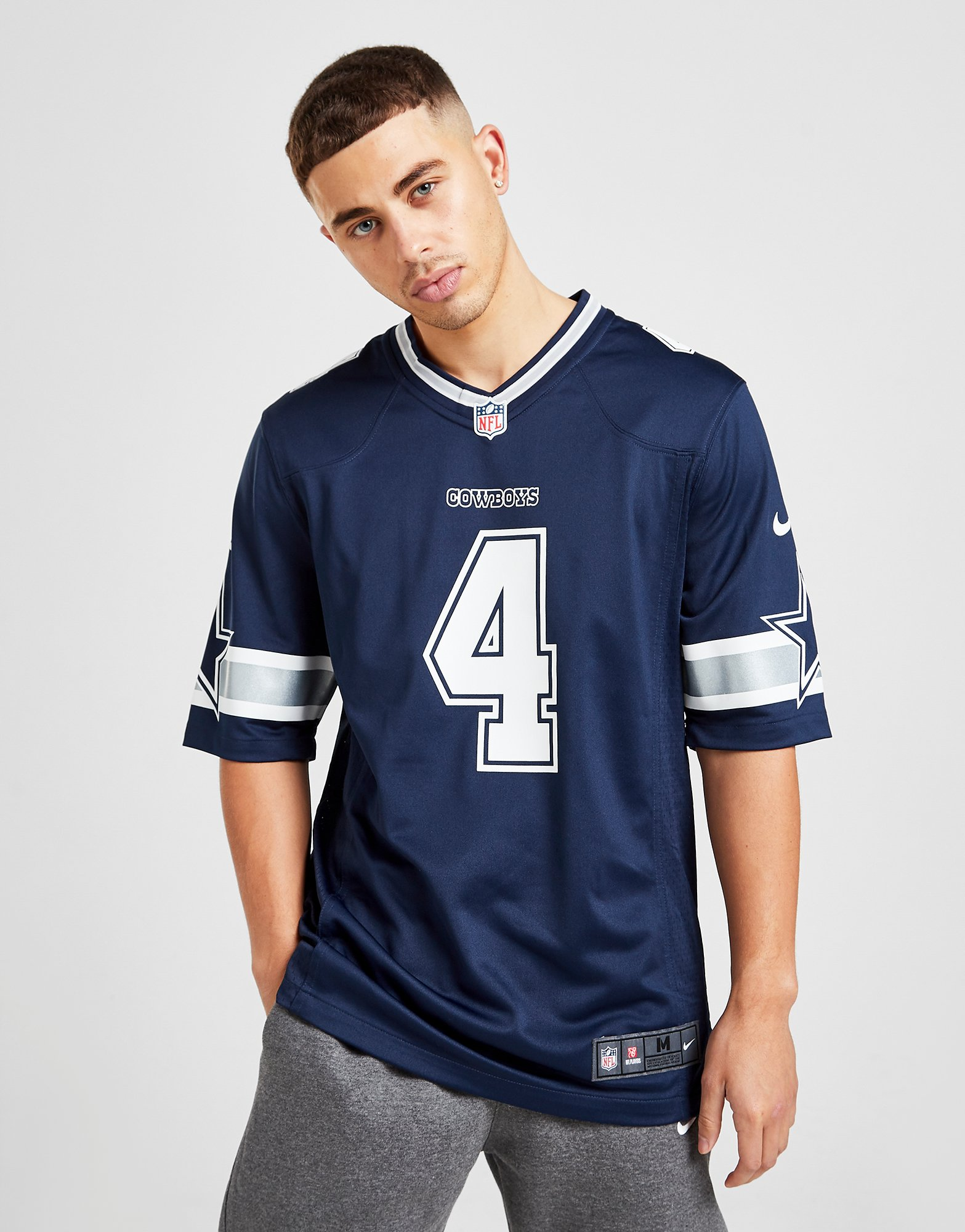 Nike Maillot NFL Dallas Cowboys Prescott #4 Homme