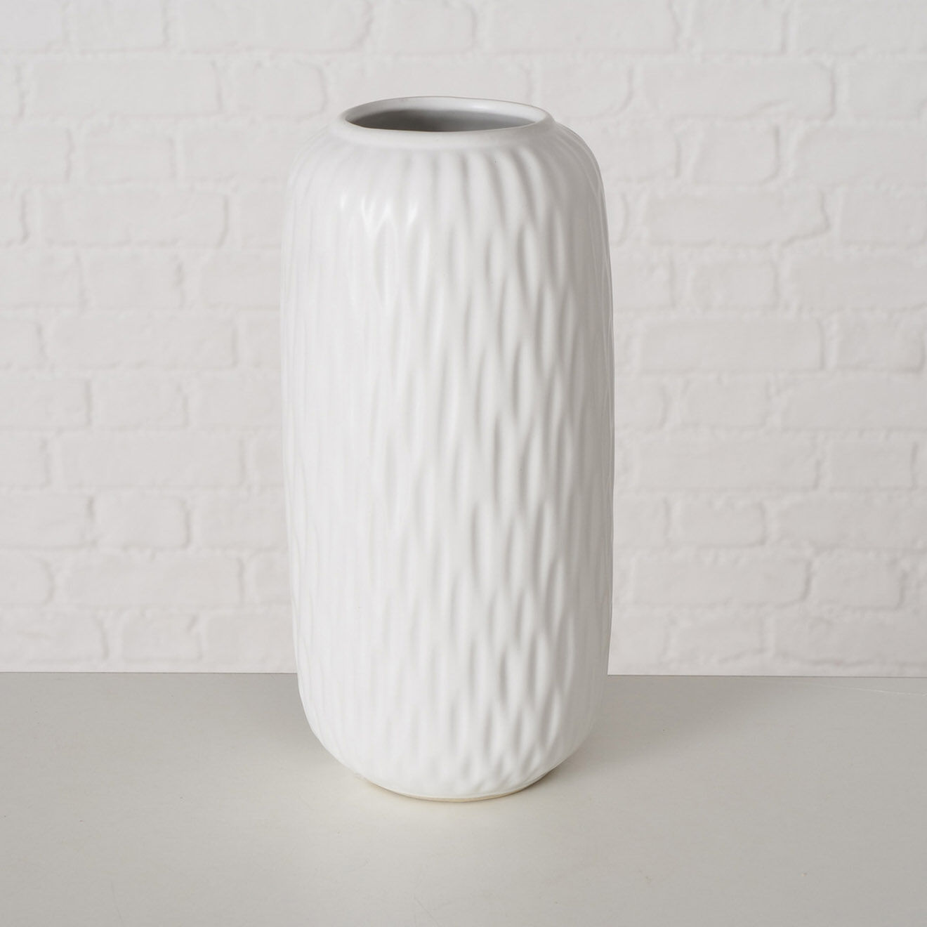 Boltze 4 Vases en Porcelaine Zalina blancs