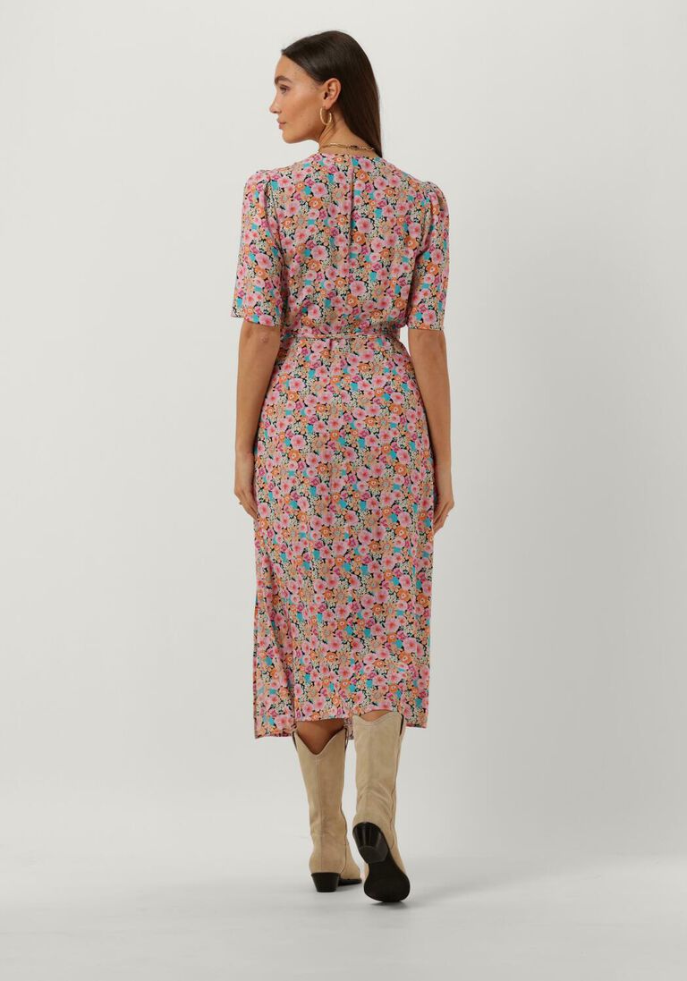 CATWALK JUNKIE oranje catwalk junkie midi jurk dr orange blossom wrap