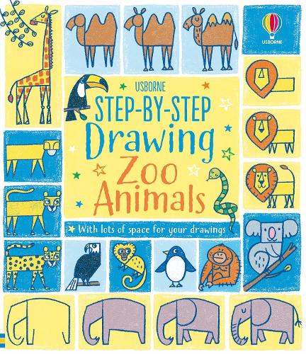 Step-by-step Drawing Zoo Animals - Step-by-Step Drawing (Paperback)