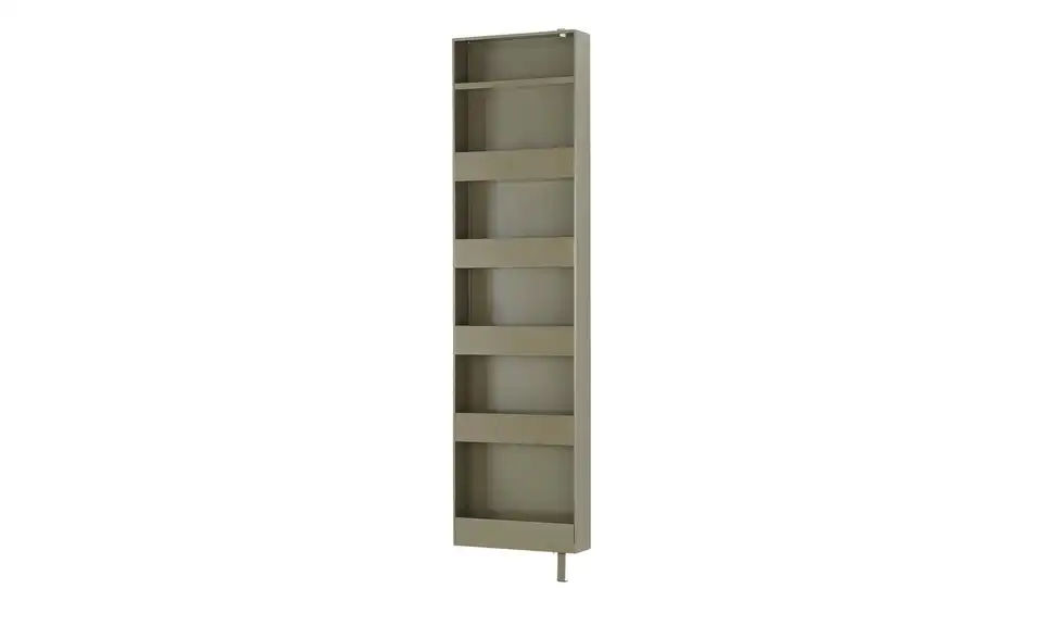 Schuh- und Mehrzweckschrank Santarem Beige, bronzefarben Spiegelfront (Bronze)