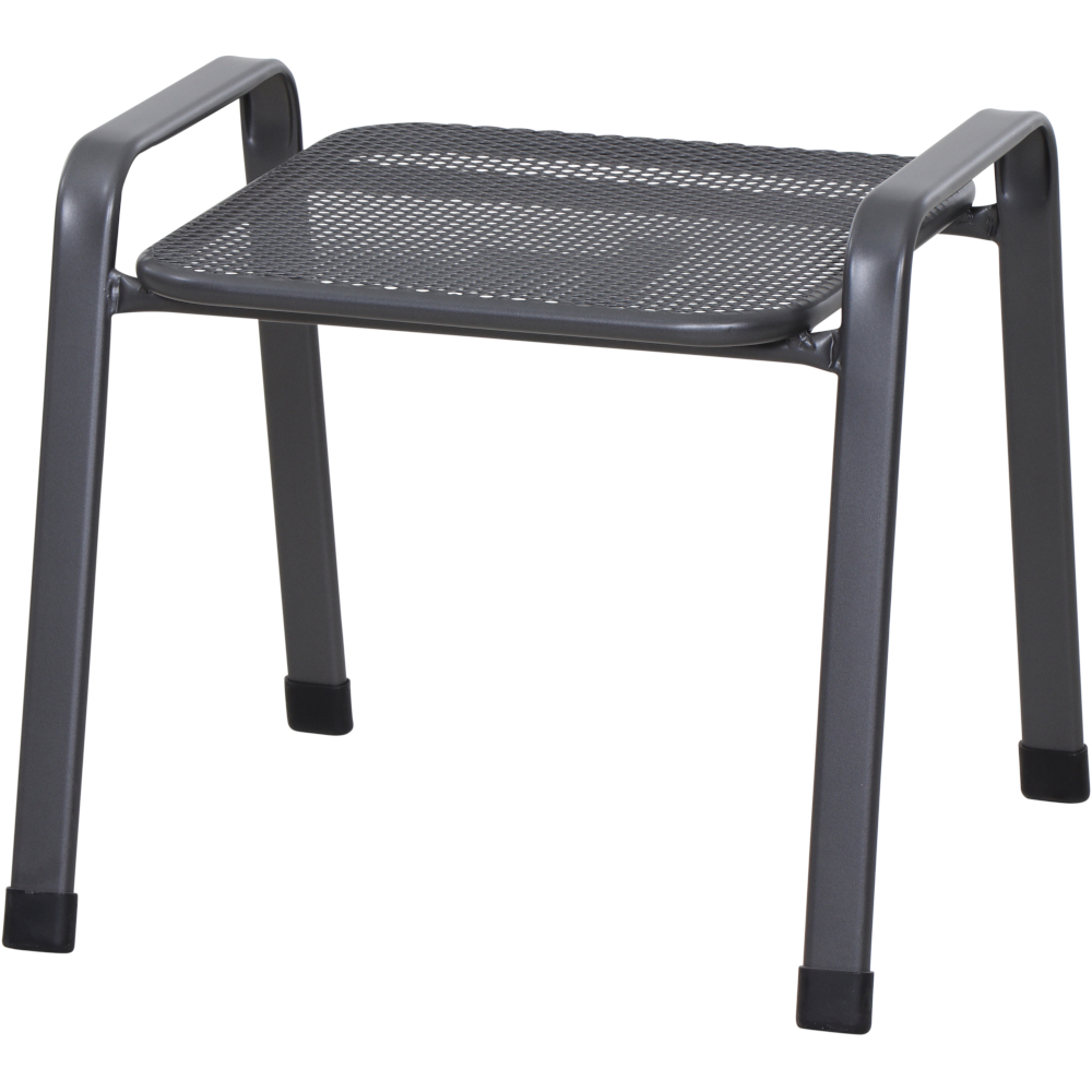 Hocker ELDA - matt anthrazit - stapelbar