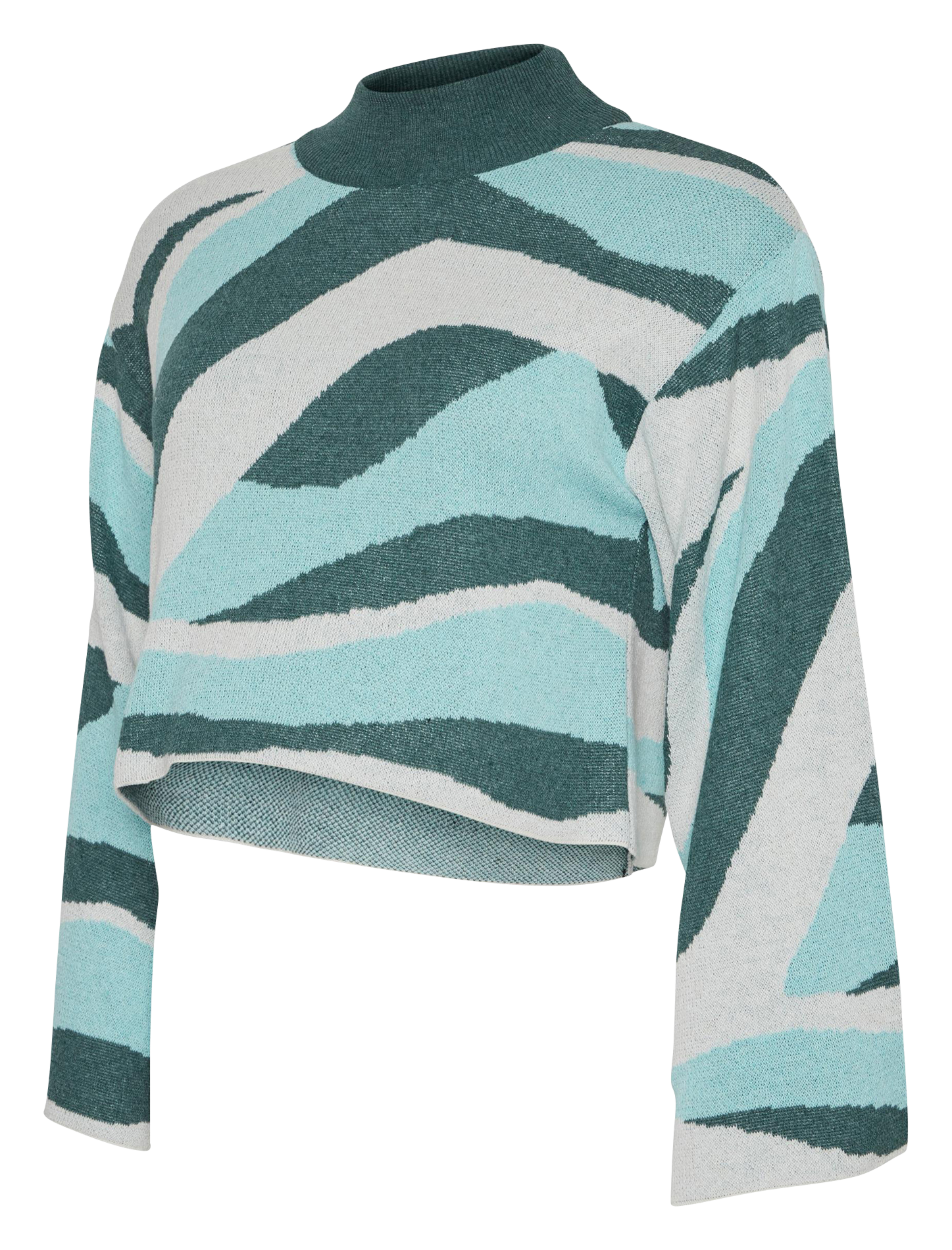 OLIVIA - Pull de grossesse court | Bleu