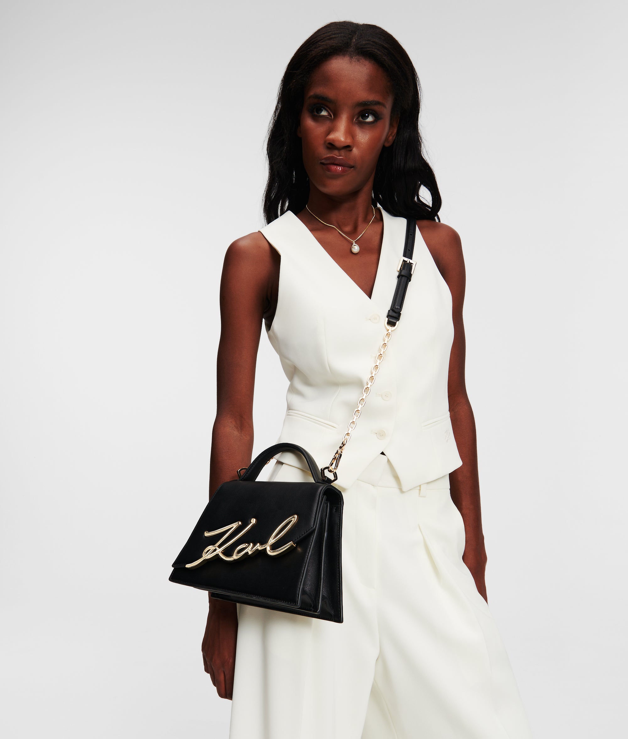 K/Signature medium crossbodytas