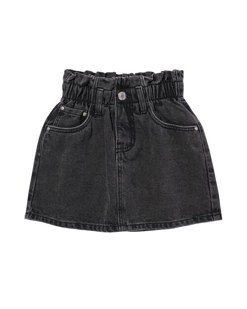 jupe enfant denim gris