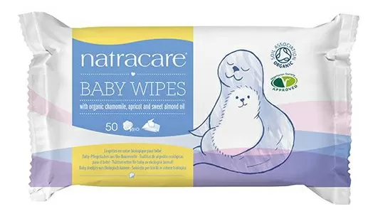 Natracare Baby Vådservietter Øko - 50 stk.