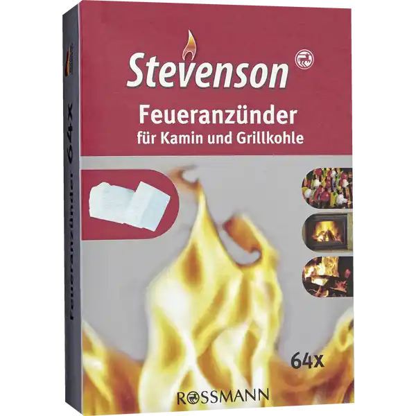 Stevenson Feueranzünder 64 Stück