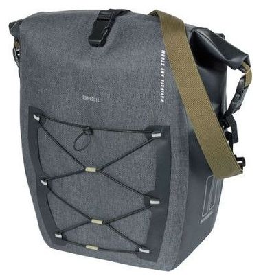 Basil Navigator Storm Fietstas L - Sac à vélo sportif et fonctionnel - imperméable - noir