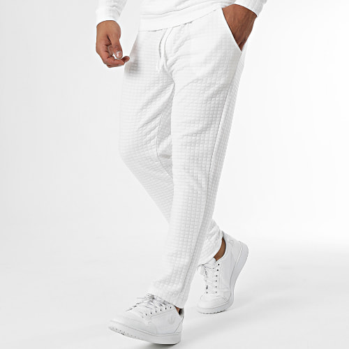 Ensemble Sweat Capuche Et Pantalon Jogging 1070521 Blanc