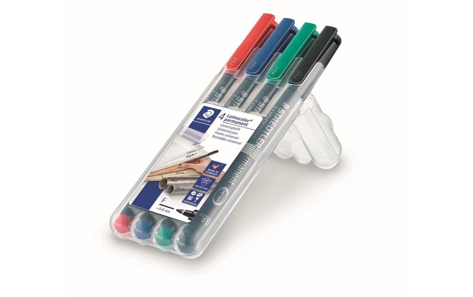 Folienstift Lumocolor 318 F 4er-Set, permanentPermanent-Universalstift F