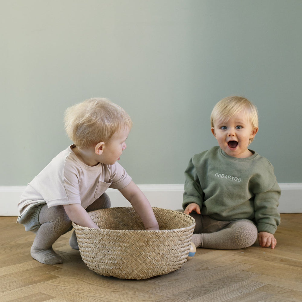Køb Gobabygo Sand Crawling Strømpebukser Organic Bomuld