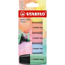 Surligneur BOSS MINI Pastel, étui carton de 3