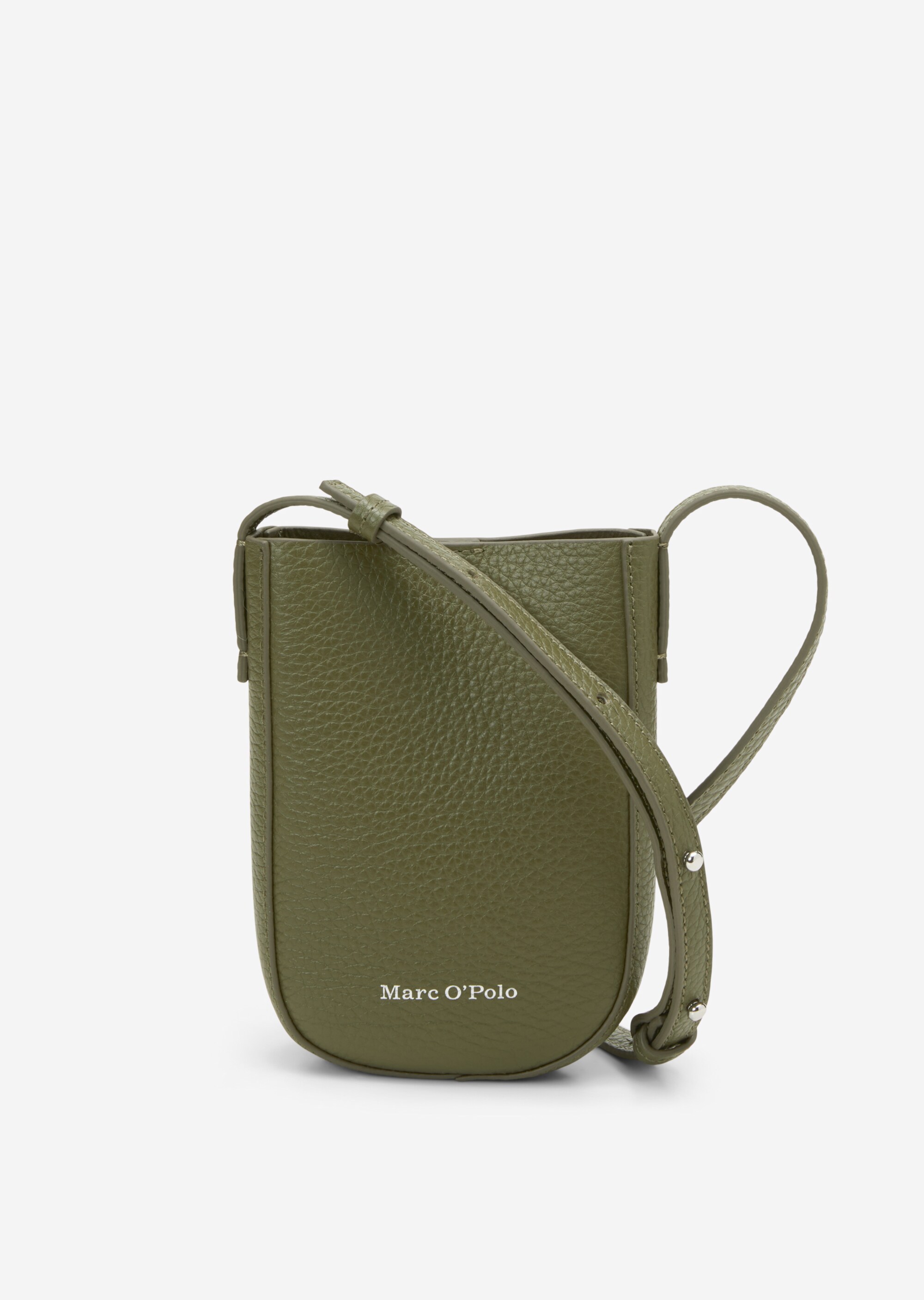 Smartphone-Tasche aus genarbtem Rindleder