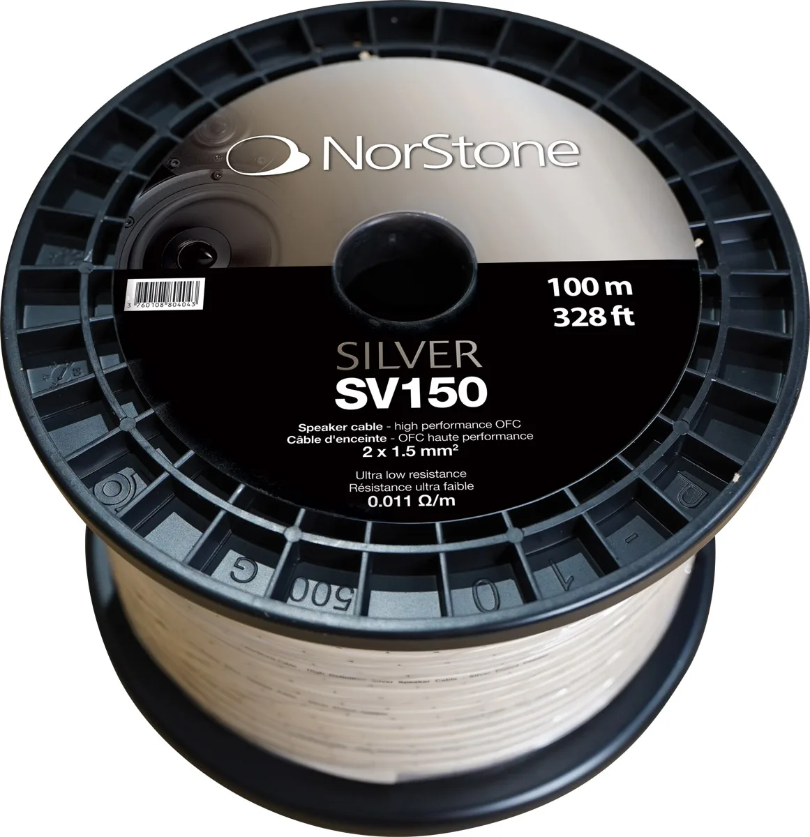 NorStone Silver 150 (100 m) Câbles d'enceintes en bobine