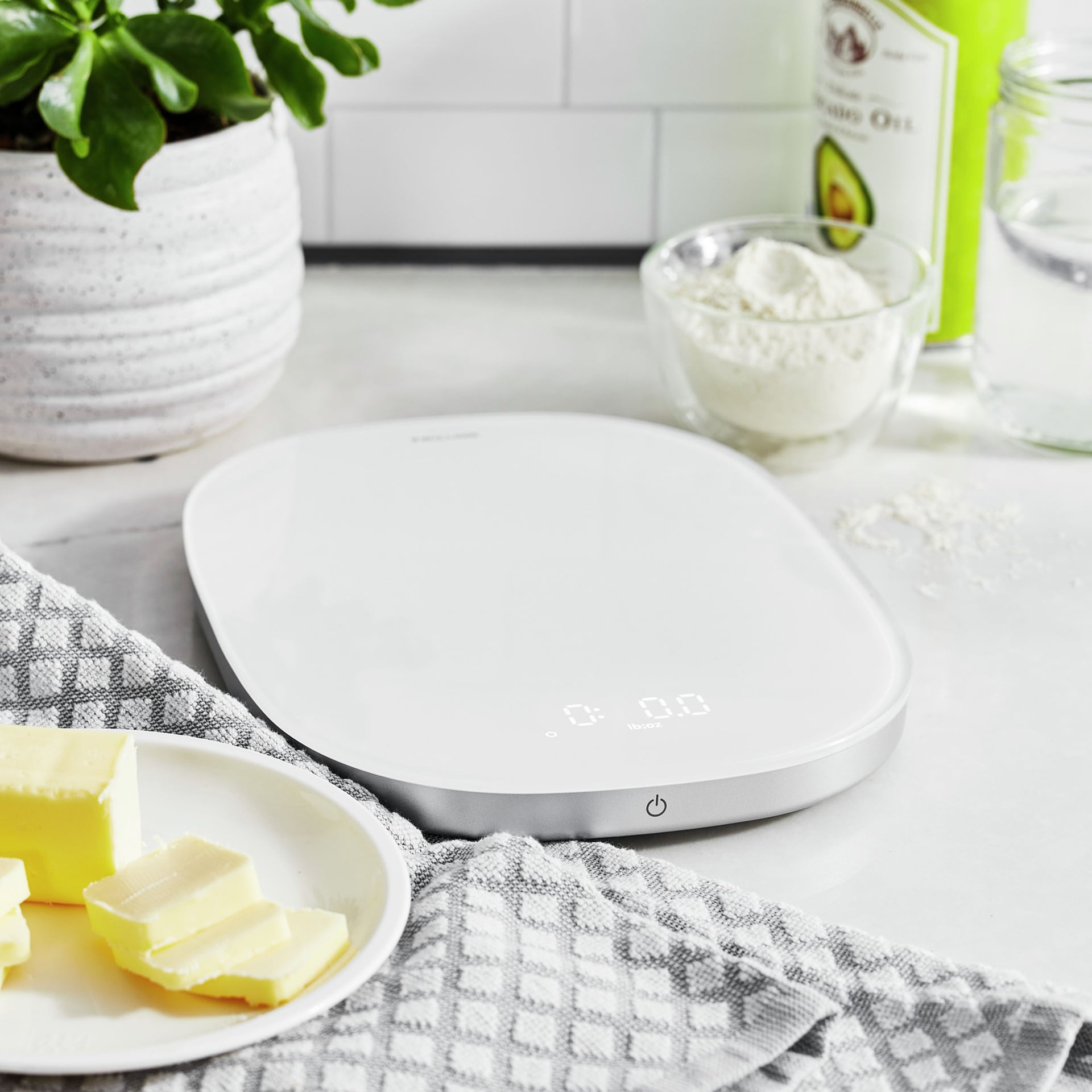 ZWILLING Digitale Küchenwaage ENFINIGY weiß/silberfarbig