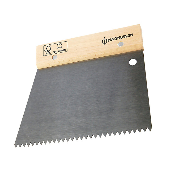 Peigne à colle carrelage 18cm V 6mm Magnusson