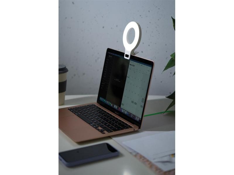 Dörr Smartphone LED Selfie Ringlicht SLR-9 Hochwertig verarbeitetes LED Selfie Ringlicht für einen perfekten Auftritt auf Social Media