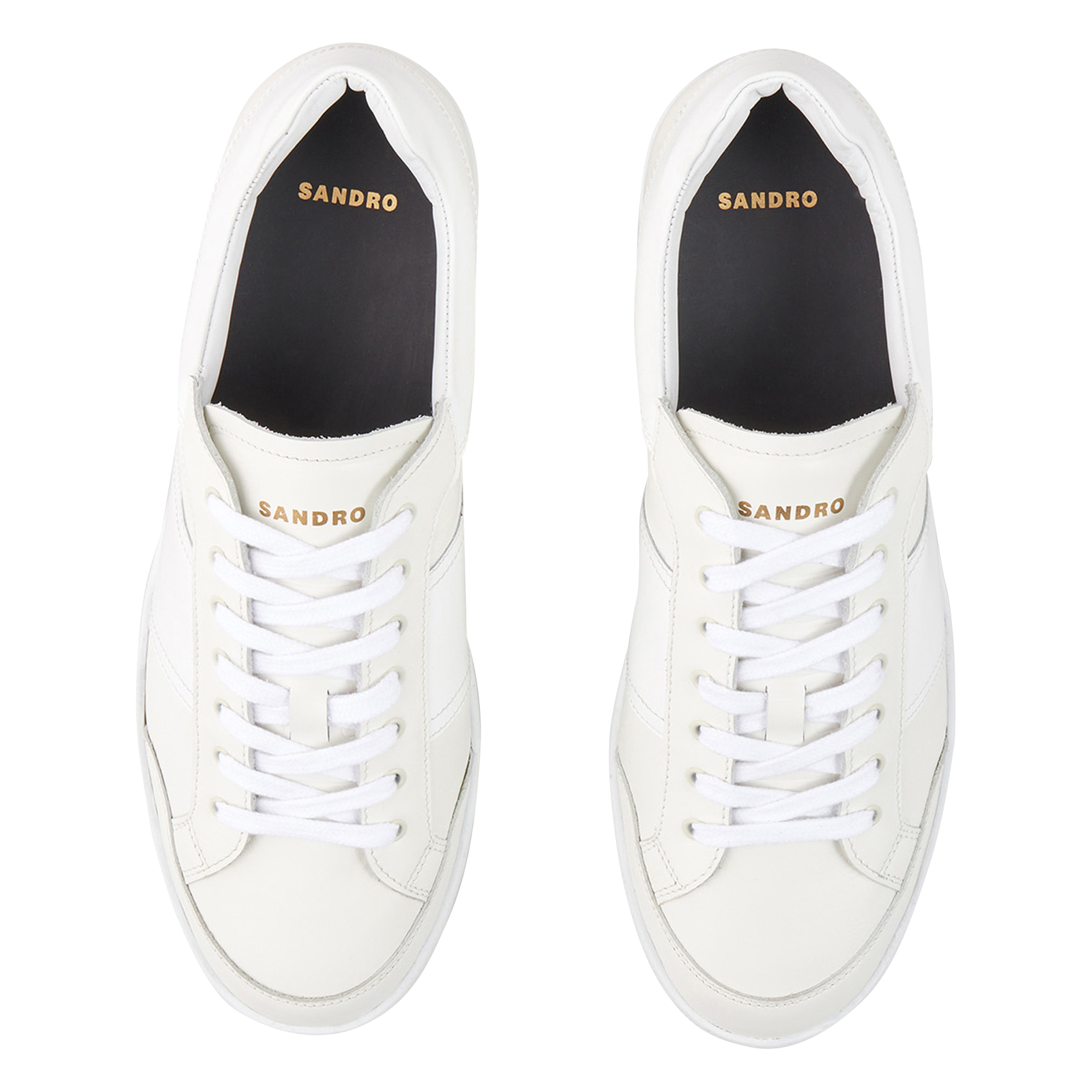 Baskets basses en cuir de veau | Blanc