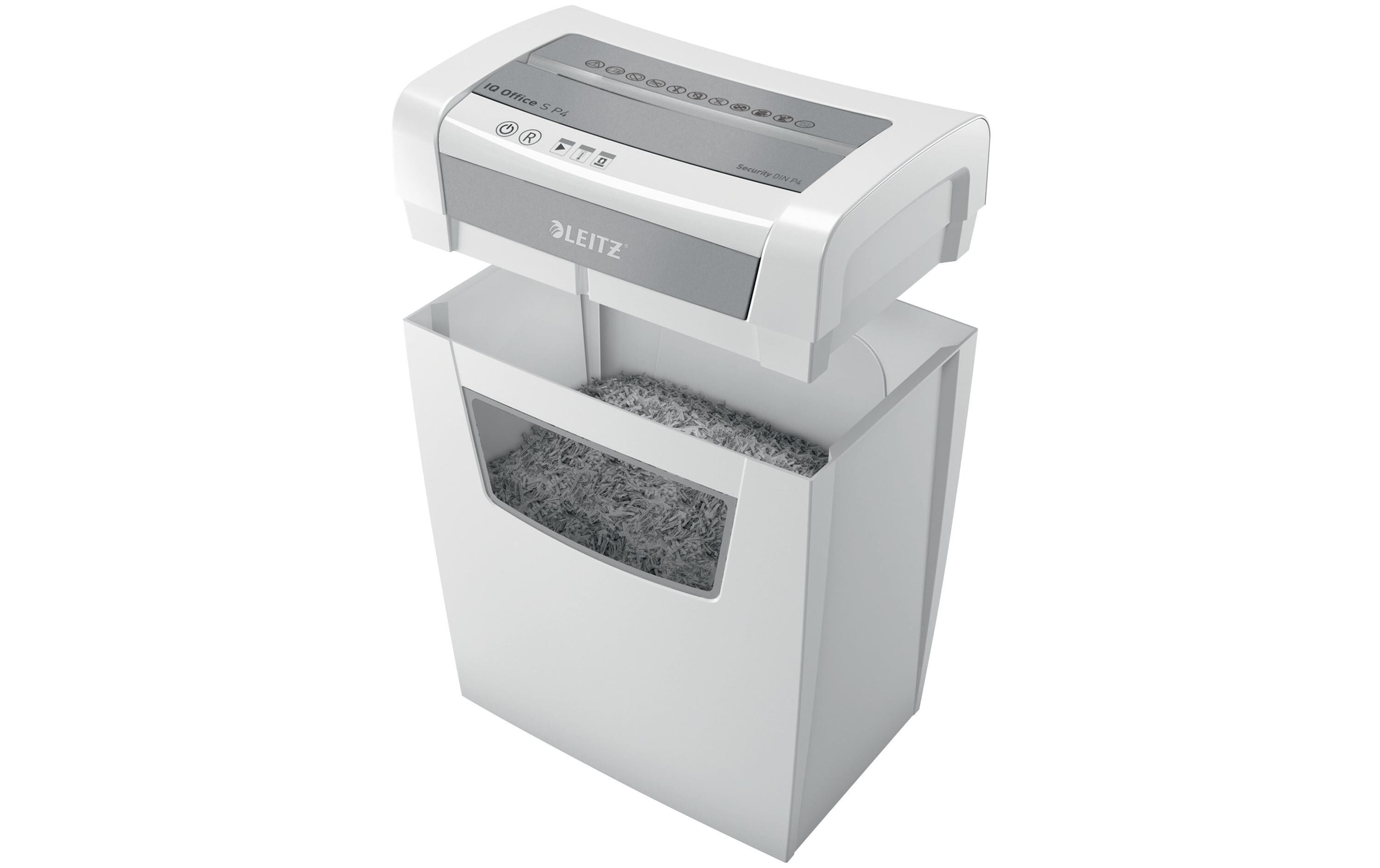 Aktenvernichter IQ Office S P-4, 12 Blatt<br>Manueller Aktenvernichter für sichere Vernichtung vertraulicher Unterlagen