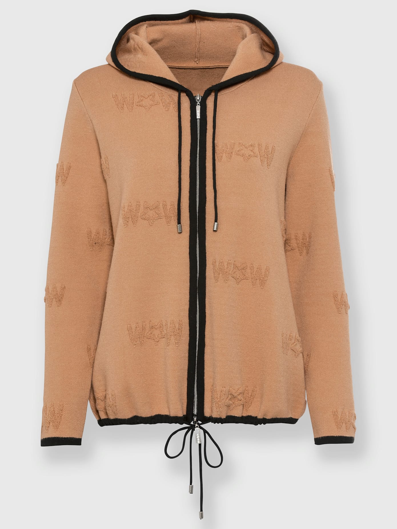 Veste en tricot jolie structure tricot
