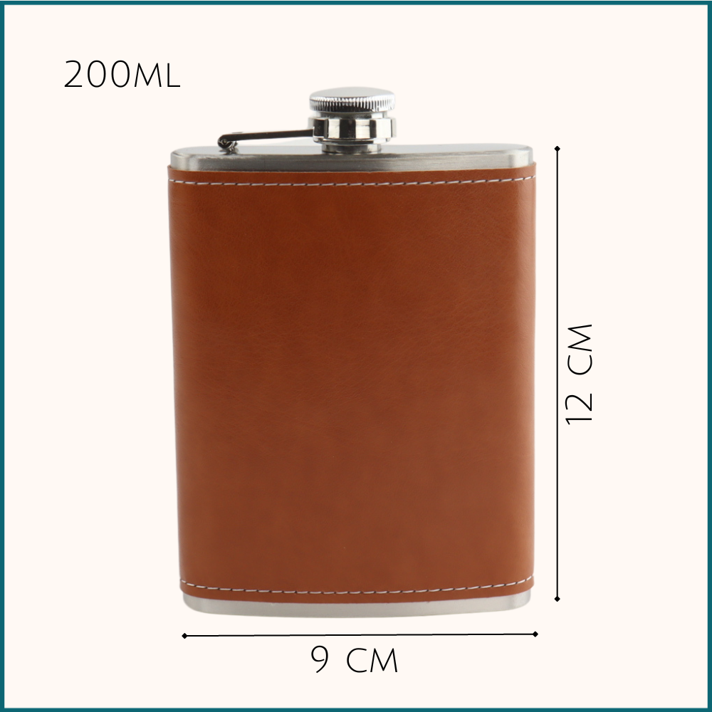 Orange85 Flacon 224 ml heupfles - Brown