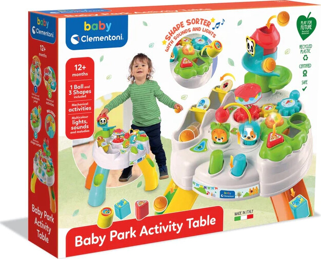 Clementoni - Aktivitetsbord Til Børn - 1 År - Med Lyd - Baby Park